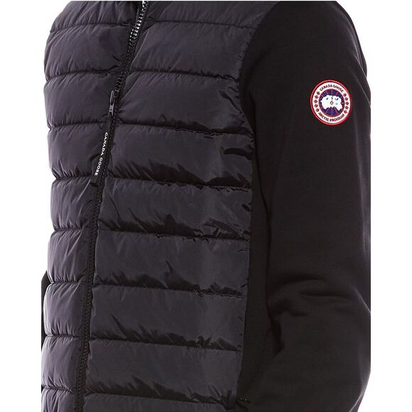 Canada Goose Mens  Hybridge Huron Full Zip Down Jacket, Black - Picture 4 of 5